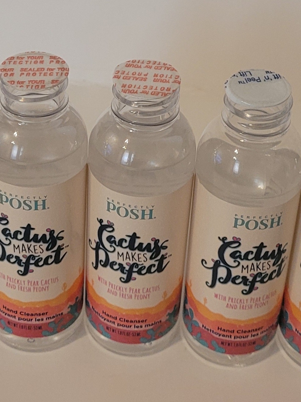 Lot of 5 Perfectly Posh Cactus Makes Perfect Hand Cleanser SEALED 1.8oz Set New